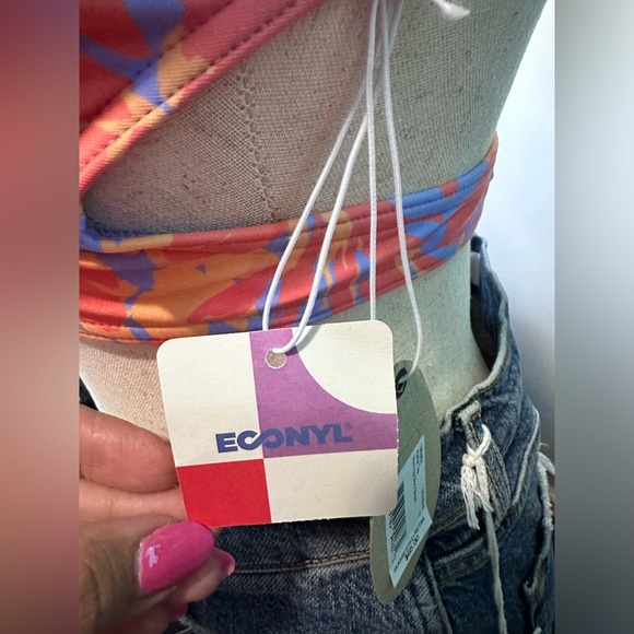 Prana Atalia Swim Top in Morning Glory Bloom- NWT - Picture 5 of 8